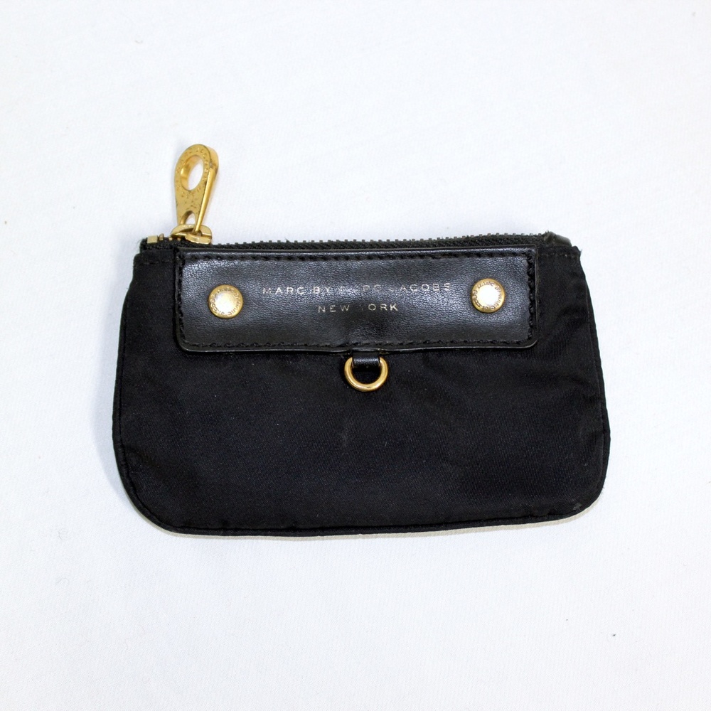 Marc Jacobs Black Keychain Coin Purse Wallet